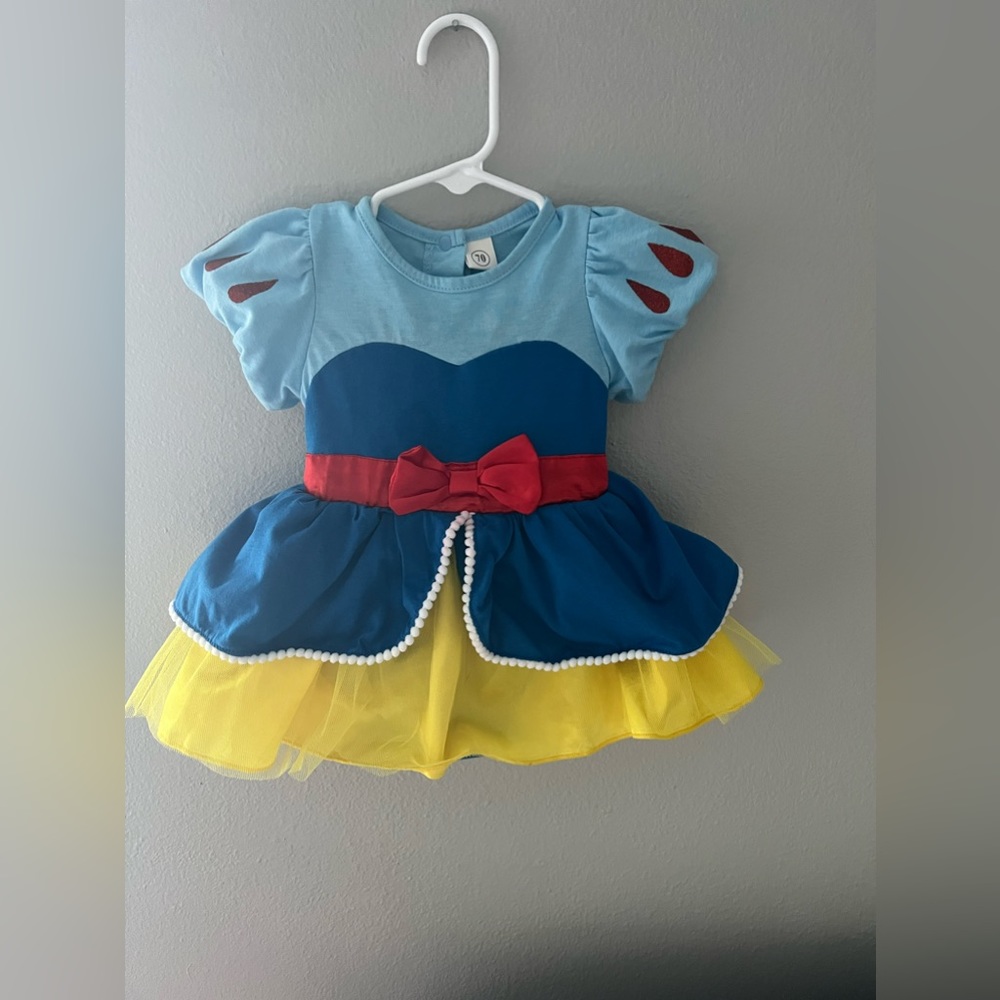 Snow White inspired dress with built in onesie